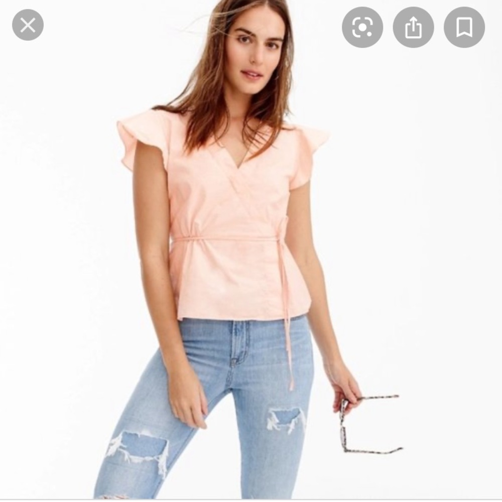 J. Crew Pink Top